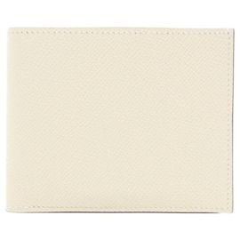 Hermès Hermes PEGASE Citizen Twill Compact Billfold White Other