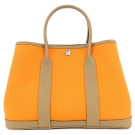 Hermès Bolsa Hermes Garden Party Outro Laranja