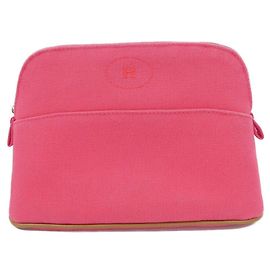 Hermès Sac à main pochette Hermes Bolide Mini 103773M Rose
