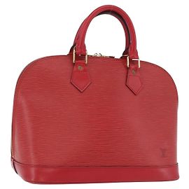 Louis Vuitton Vintage Alma Epi Leather PM Rouge