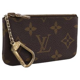 LOUIS VUITTON Monogram Pochette Cles Coin Purse M60033 LV Auth 180959 Monogram
