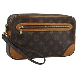 LOUIS VUITTON Monogram Marly Dragonne GM Clutch Bag M51825 LV Auth 196273 Monograma