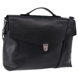 Borsa Boston Salvatore Ferragamo in pelle 2way Nera Argento Auth bs36559 Nero Argento