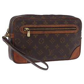 LOUIS VUITTON Monogram Marly Dragonne GM Clutch Bag M51825 LV Auth ka5605 Monogram