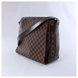 Louis Vuitton Damier Bastille Shoulder Bag in Brown Red