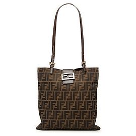 Sacola Fendi Zucca Canvas marrom Marrom