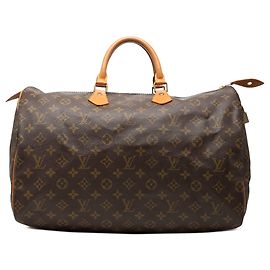 Brown Louis Vuitton Monogram Speedy 40 Boston Bag Brown