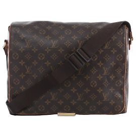Borsa a tracolla Louis Vuitton Abbesses Monogram Canvas in marrone M45257 Marrone