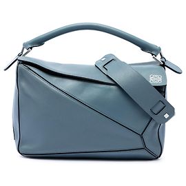 Bolsa Puzzle LOEWE Medium em pele de vitelo azul Azul