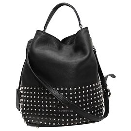 Sac seau en cuir clouté Burberry noir Noir