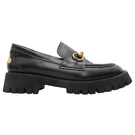 Mocassins chunky Horsebit Gucci noirs Taille 39 Noir