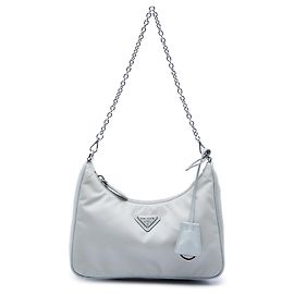 Sac à main Prada Re Nylon Re Edition 2005 Gris Gris