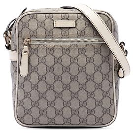 Bolsa Crossbody Gucci GG Supreme Bege Bege