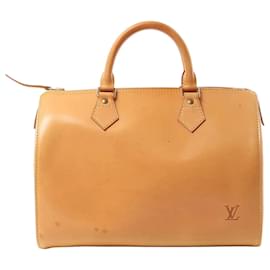 Borsa a mano Louis Vuitton Speedy 30 in pelle Nomade, Light Brown M85392 Cammello