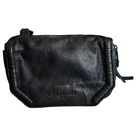Borsa a tracolla in pelle nera Liebeskind Berlin Blu