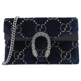 Borsa a tracolla Gucci DIONYSUS 476432 9TIBN Nero Blu