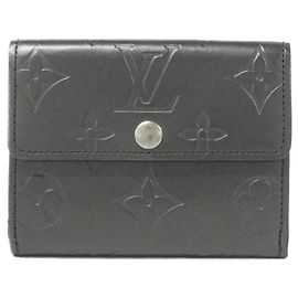 Louis Vuitton Monogram Matte Ludlow Coin Case Black