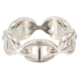 Hermès Hermes Chaine d'Ancre Enchainée PM Ring Silvery