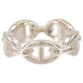 Hermès Hermes Chaine d'Ancre Enchainée PM Ring Silber