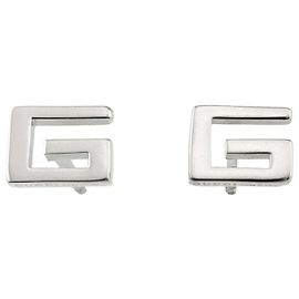 Pendientes de botón Gucci en oro blanco de 18K Otro