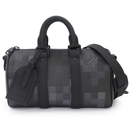 Louis Vuitton Keepall Bandouliere 25 Handbag Black