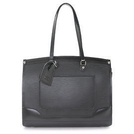 Borsa Tote Louis Vuitton Madeleine GM in pelle Epi Nero