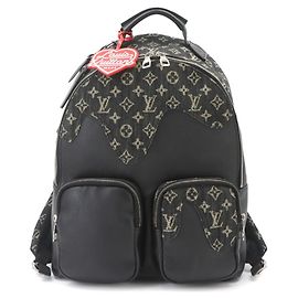 Louis Vuitton LV Squared Multipocket Rucksack Schwarz