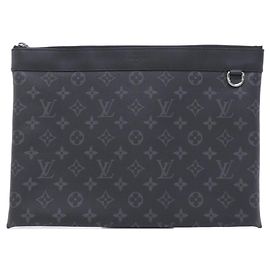 Louis Vuitton Monogram Eclipse Pochette Discovery Preto