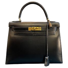 Hermès 1991 Hermes Box Calf Kelly Sellier 28 Handbag Other