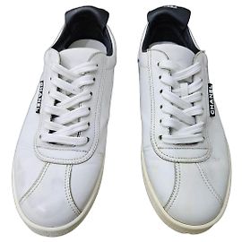 Baskets Chanel en cuir blanc Blanc