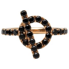 Hermès Hermes 18K Pink Gold Band Ring Other
