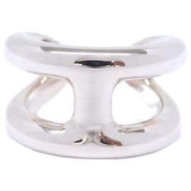 Bague Hermès Osmos PM en argent Argenté