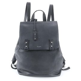 Saint Laurent Paris Sac de Jour Leather Backpack Black