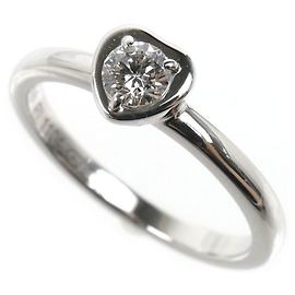 Anillo Cartier Corazón de Oro Blanco 18K y Diamantes Otro