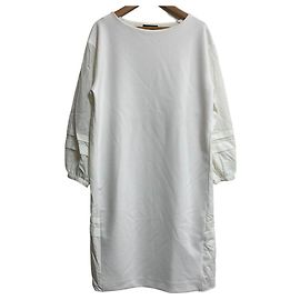 Autre Marque Robe en maille Barneys New York Blanc