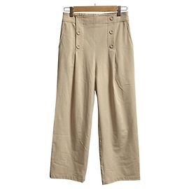 Autre Marque Laura Ashley Jersey Straight Pants Beige