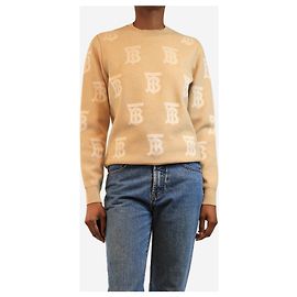 Burberry Pull TB Monogram Neutral - taille XS Autre