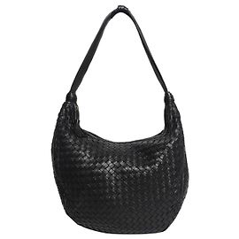 Bottega Veneta Borsa hobo Intrecciato nera Nero