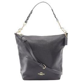 Coach Borsa a tracolla 2way Abby in pelle nera Nero