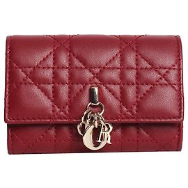 Cherry red My Dior Glycine wallet Dark red