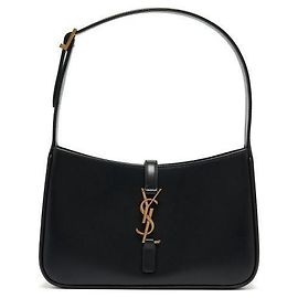 Saint Laurent Borsa a tracolla Cassandra Monogram LE Small Hobo Nero