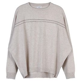 Brunello Cucinelli Kaschmir-Strickware für Damen Silber