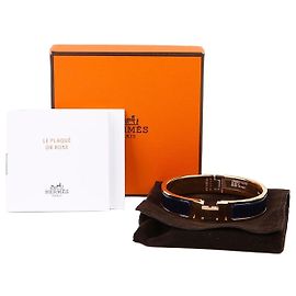 Hermès Bracciale Click Ash PM Blu