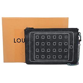 Louis Vuitton Custodia per iPad e Clutch Collaboration Monogram Eclipse Fragment Multicolore