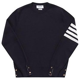 Thom Browne Stripe Men’s Knit Black