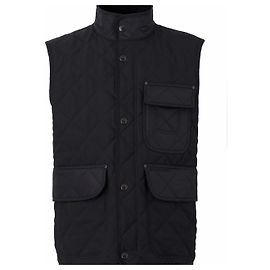 Burberry Diamond Quilted Vest Black Black