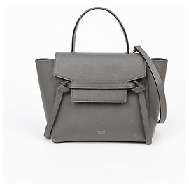 Céline Saco de Ombro Nano Tote com Cinto Marrom