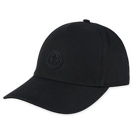 Moncler Baseball-Cap mit besticktem Logo Schwarz