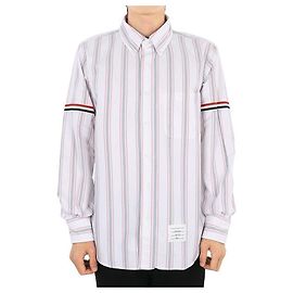 Thom Browne Camicia Oxford a righe da uomo (White) Multicolore