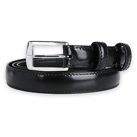 Céline Men's Taurillon Leather Belt (Black) Black